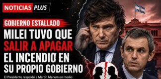 MILEI TUVO QUE SALIR A APAGAR EL INCENDIO EN SU PROPIO GOBIERNO