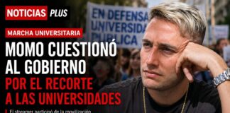 “ESTÁN DESTRUYENDO LA EDUCACIÓN”: MOMO APUNTÓ CONTRA EL GOBIERNO EN LA MARCHA UNIVERSITARIA